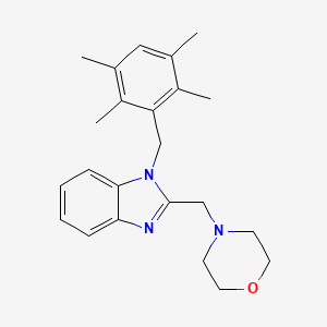 2-(morpholin-4-ylmethyl)-1-(2,3,5,6-tetramethylbenzyl)-1H-benzimidazole