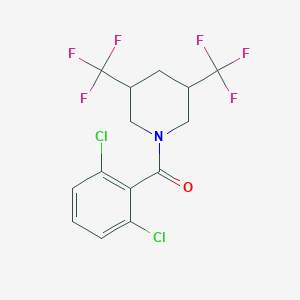 1-(2,6-Dichlorobenzoyl)-3,5-bis(trifluoromethyl)piperidine