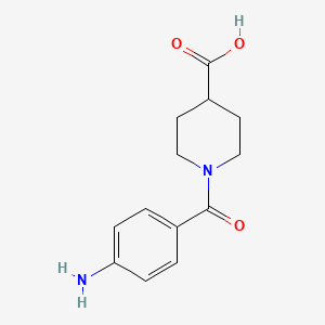 1-(4-Aminobenzoyl)piperidine-4-carboxylic acid