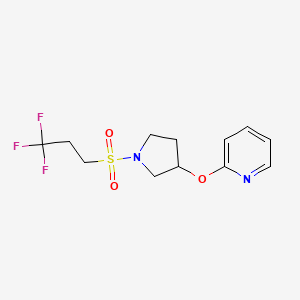 2-((1-((3,3,3-Trifluoropropyl)sulfonyl)pyrrolidin-3-yl)oxy)pyridine