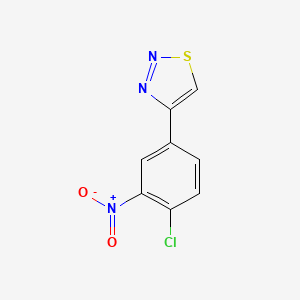 4-(4-Chloro-3-nitrophenyl)-1,2,3-thiadiazole