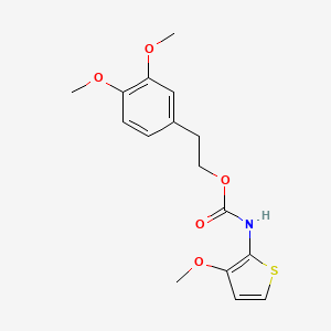 2-(3,4-dimethoxyphenyl)ethyl N-(3-methoxythiophen-2-yl)carbamate