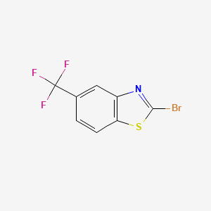molecular formula C8H3BrF3NS B2370796 2-Bromo-5-(trifluoromethyl)benzo[d]thiazole CAS No. 1188047-34-8