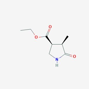 Ethyl (3S,4R)-4-methyl-5-oxopyrrolidine-3-carboxylate