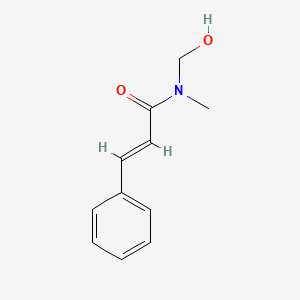 molecular formula C11H13NO2 B2370812 (E)-N-(hydroxymethyl)-N-methyl-3-phenyl-2-propenamide CAS No. 866150-30-3