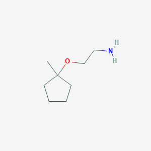 molecular formula C8H17NO B2370821 2-((1-Methylcyclopentyl)oxy)ethan-1-amine CAS No. 2138518-91-7