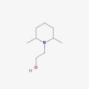 molecular formula C9H19NO B2370822 2-(2,6-Dimethylpiperidin-1-yl)ethanol CAS No. 23502-32-1