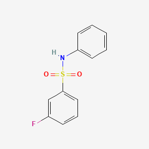 molecular formula C12H10FNO2S B2370835 3-fluoro-N-phenylbenzenesulfonamide CAS No. 30058-38-9