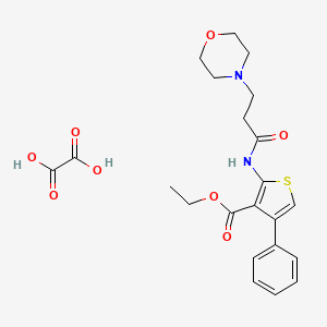 Ethyl 2-(3-morpholinopropanamido)-4-phenylthiophene-3-carboxylate oxalate