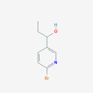 molecular formula C8H10BrNO B2370862 1-(6-Bromopyridin-3-yl)propan-1-ol CAS No. 1194020-08-0