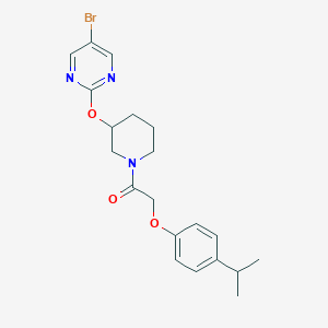 1-(3-((5-Bromopyrimidin-2-yl)oxy)piperidin-1-yl)-2-(4-isopropylphenoxy)ethanone
