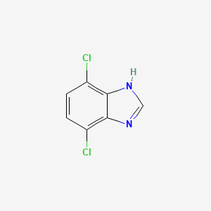 molecular formula C7H4Cl2N2 B2370897 4,7-dichloro-1H-benzimidazole CAS No. 21295-91-0