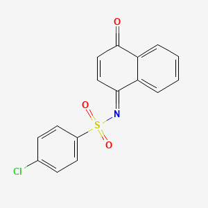 4-Chloro-N-(4-oxo-4H-naphthalen-1-ylidene)-benzenesulfonamide