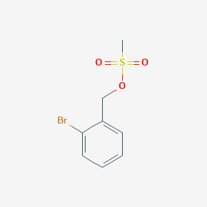 molecular formula C8H9BrO3S B2370913 (2-Bromophenyl)methyl methanesulfonate CAS No. 143238-84-0
