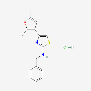 N-benzyl-4-(2,5-dimethylfuran-3-yl)thiazol-2-amine hydrochloride