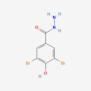 molecular formula C7H6Br2N2O2 B2370970 3,5-Dibromo-4-hydroxybenzohydrazide CAS No. 857537-46-3