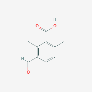 molecular formula C10H10O3 B2371021 3-Formyl-2,6-dimethylbenzoic acid CAS No. 2167562-88-9