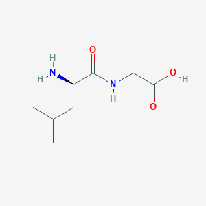 molecular formula C8H16N2O3 B2371040 D-Leu-Gly CAS No. 997-05-7