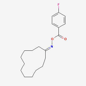 molecular formula C19H26FNO2 B2371042 (Cyclododecylideneamino) 4-fluorobenzoate CAS No. 329079-10-9