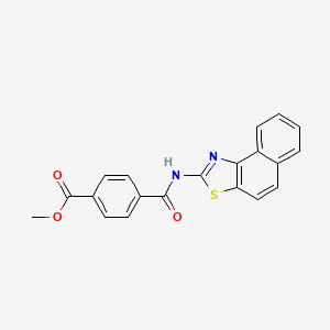 molecular formula C20H14N2O3S B2371049 4-(萘并[1,2-d]噻唑-2-基氨基甲酰基)苯甲酸甲酯 CAS No. 331247-49-5