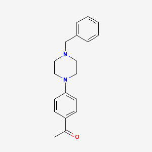 1-[4-(4-Benzylpiperazin-1-yl)phenyl]ethanone