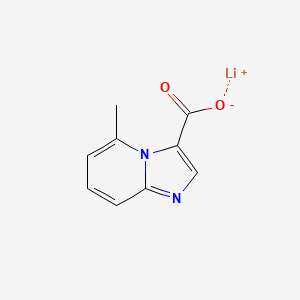 molecular formula C9H7LiN2O2 B2371123 锂(1+)离子 5-甲基咪唑并[1,2-a]吡啶-3-羧酸盐 CAS No. 1909314-36-8