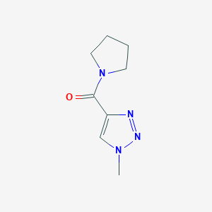molecular formula C8H12N4O B2371131 1-甲基-4-(吡咯烷-1-羰基)-1H-1,2,3-三唑 CAS No. 1796880-21-1