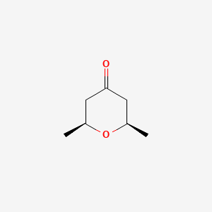 molecular formula C7H12O2 B2371147 cis-2,6-Dimethyloxan-4-one CAS No. 14505-80-7