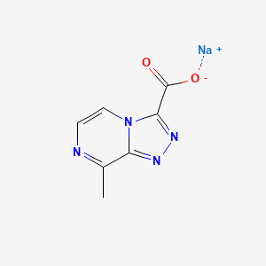 Sodium 8-methyl-[1,2,4]triazolo[4,3-a]pyrazine-3-carboxylate
