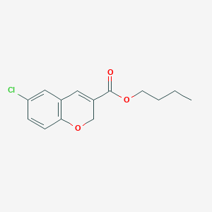 molecular formula C14H15ClO3 B2371162 Butyl 6-chloro-2H-chromene-3-carboxylate CAS No. 338759-52-7