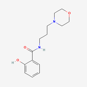 molecular formula C14H20N2O3 B2371207 2-羟基-N-(3-吗啉-4-基丙基)苯甲酰胺 CAS No. 24337-51-7