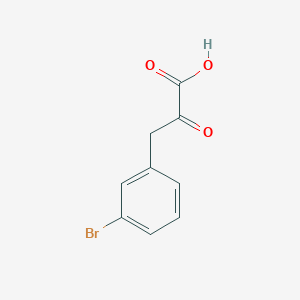 molecular formula C9H7BrO3 B2371217 3-(3-Bromophenyl)-2-oxopropanoic acid CAS No. 207910-90-5