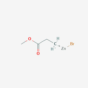 molecular formula C4H7BrO2Zn B2371223 3-Methoxy-3-oxopropylzinc bromide CAS No. 193819-99-7