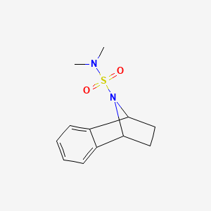 molecular formula C12H16N2O2S B2371230 N,N-二甲基-1,2,3,4-四氢-1,4-二亚氨基萘-9-磺酰胺 CAS No. 2034416-07-2
