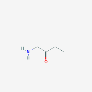 molecular formula C5H11NO B2371236 1-Amino-3-methylbutan-2-one CAS No. 692256-83-0