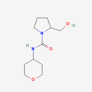 2-(hydroxymethyl)-N-(tetrahydro-2H-pyran-4-yl)pyrrolidine-1-carboxamide