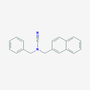 Benzyl(naphthalen-2-ylmethyl)cyanamide