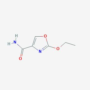 molecular formula C6H8N2O3 B2371264 2-Ethoxy-1,3-oxazole-4-carboxamide CAS No. 1240621-59-3