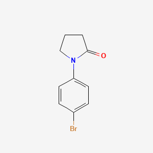 molecular formula C10H10BrNO B2371284 1-(4-溴苯基)吡咯烷-2-酮 CAS No. 7661-32-7