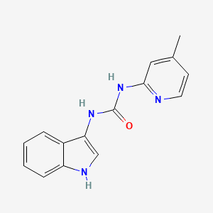 1-(1H-indol-3-yl)-3-(4-methylpyridin-2-yl)urea