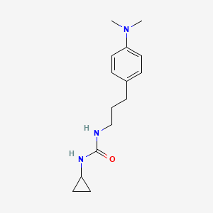 1-Cyclopropyl-3-(3-(4-(dimethylamino)phenyl)propyl)urea