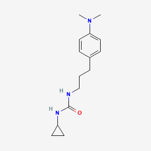 molecular formula C15H23N3O B2371314 1-Cyclopropyl-3-(3-(4-(dimethylamino)phenyl)propyl)urea CAS No. 1207017-80-8