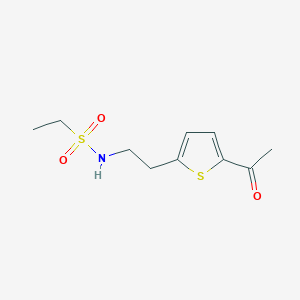 N-(2-(5-acetylthiophen-2-yl)ethyl)ethanesulfonamide