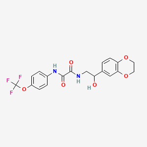 N1-(2-(2,3-dihydrobenzo[b][1,4]dioxin-6-yl)-2-hydroxyethyl)-N2-(4-(trifluoromethoxy)phenyl)oxalamide