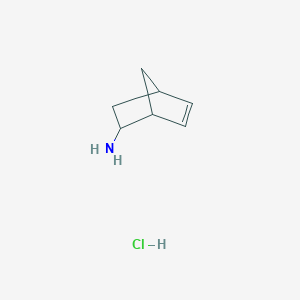 molecular formula C7H12ClN B2371347 Bicyclo[2.2.1]hept-5-en-2-amine hydrochloride CAS No. 201815-59-0