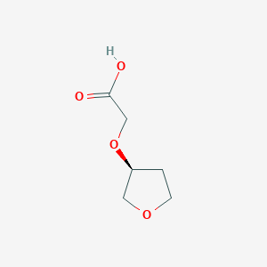2-[(3S)-oxolan-3-yl]oxyacetic acid