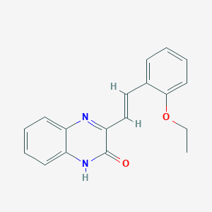 3-[(E)-2-(2-Ethoxy-phenyl)-vinyl]-1H-quinoxalin-2-one