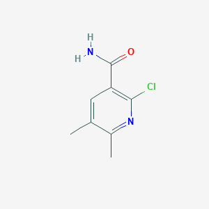 molecular formula C8H9ClN2O B2371359 2-Chloro-5,6-dimethylnicotinamide CAS No. 82756-24-9