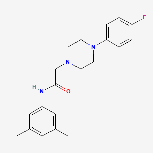 N-(3,5-dimethylphenyl)-2-[4-(4-fluorophenyl)piperazin-1-yl]acetamide
