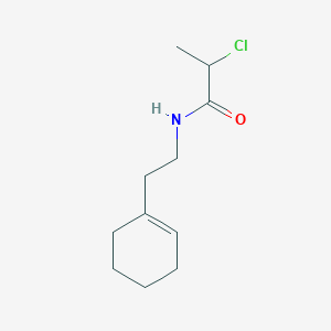 2-chloro-N-[2-(cyclohexen-1-yl)ethyl]propanamide